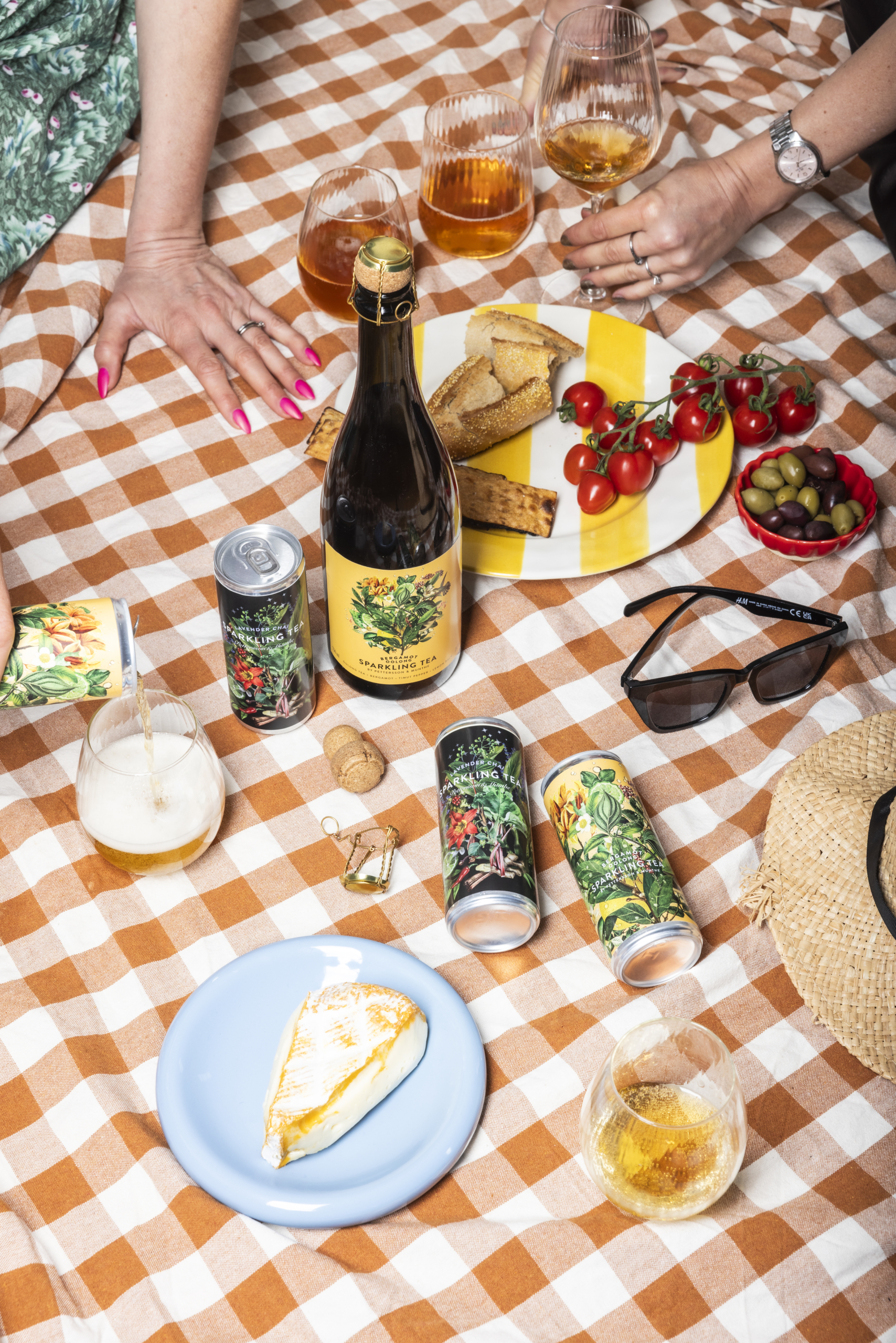 Pettersson & Munthe Lavender chai och Bergamot oolong Sparkling tea